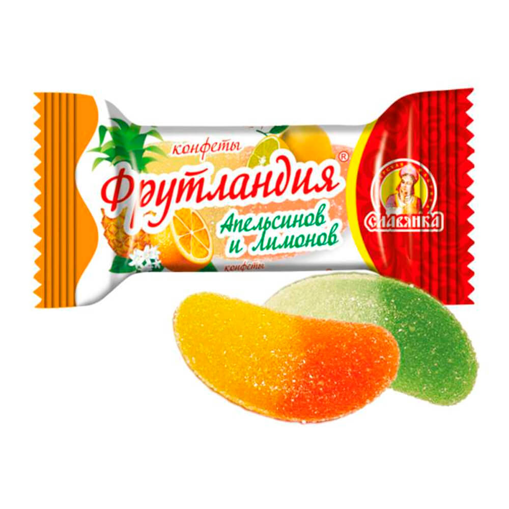 Конфеты фрутландия апельсинов и лимонов 250г славянка
Конфеты фрутландия апельсинов и лимонов 250г славянка