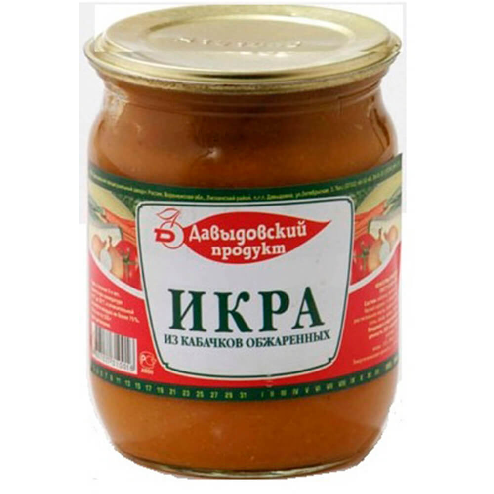 

Икра кабачковая Давыдовский продукт обжаренная 500г