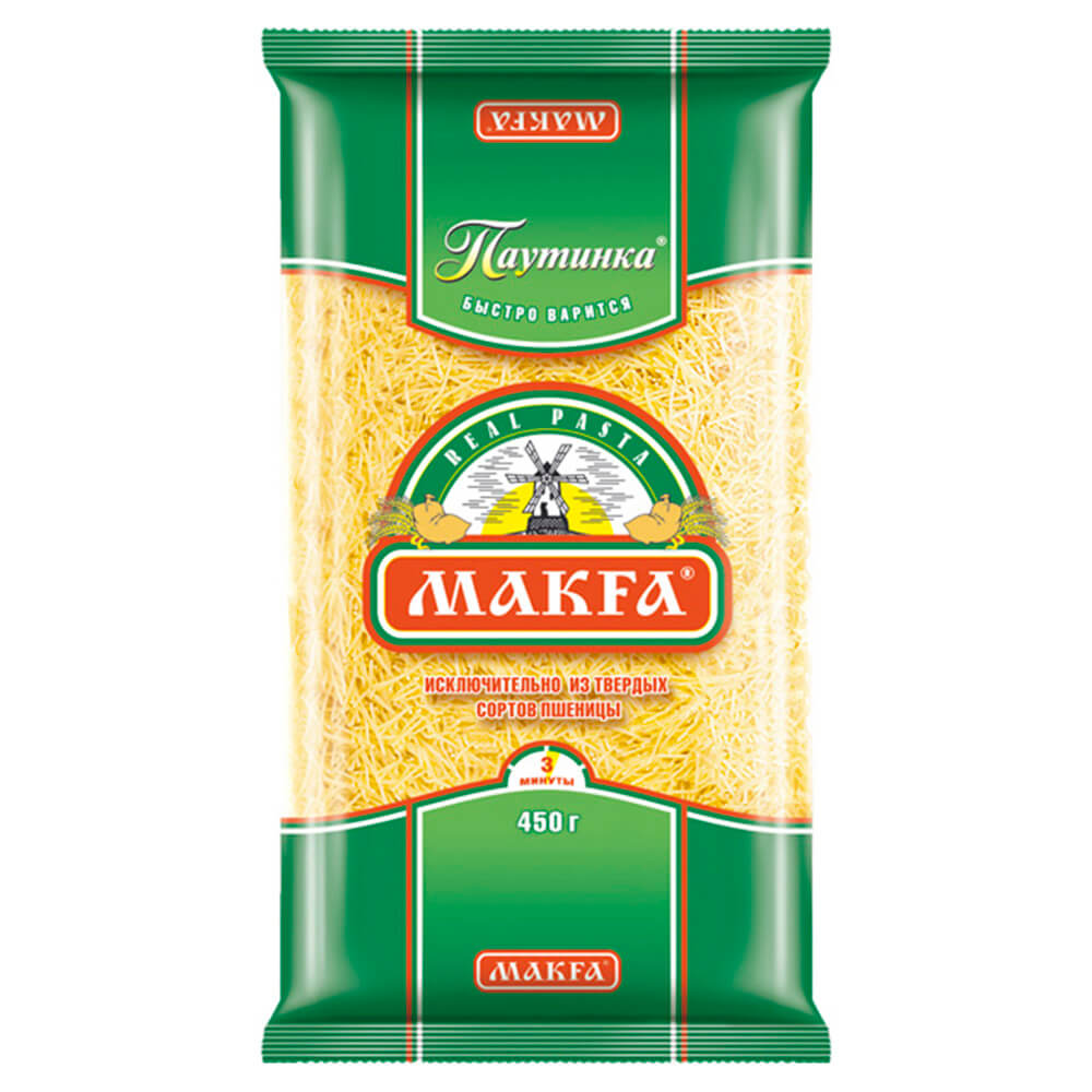 

Макароны Makfa 450г вермишель