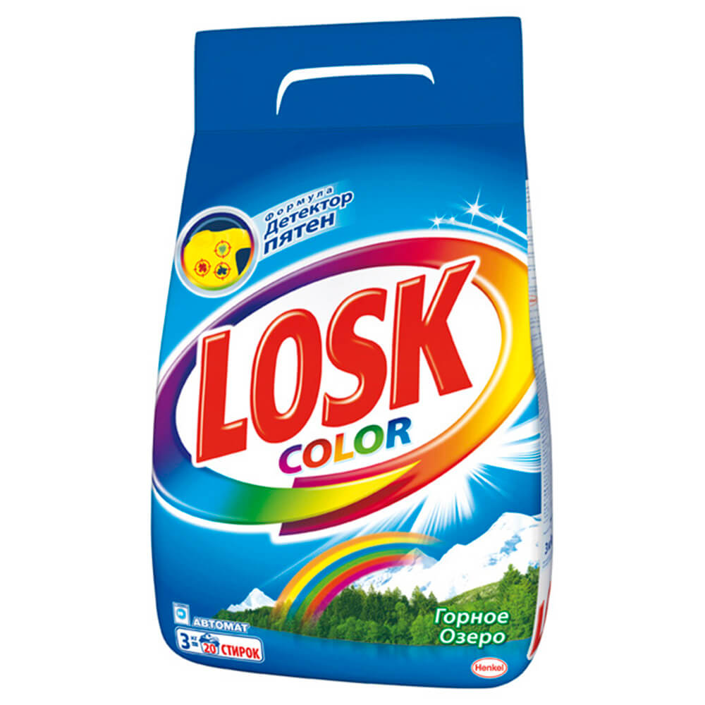 

Стиральный порошок Losk 3кг автомат колор горное озеро