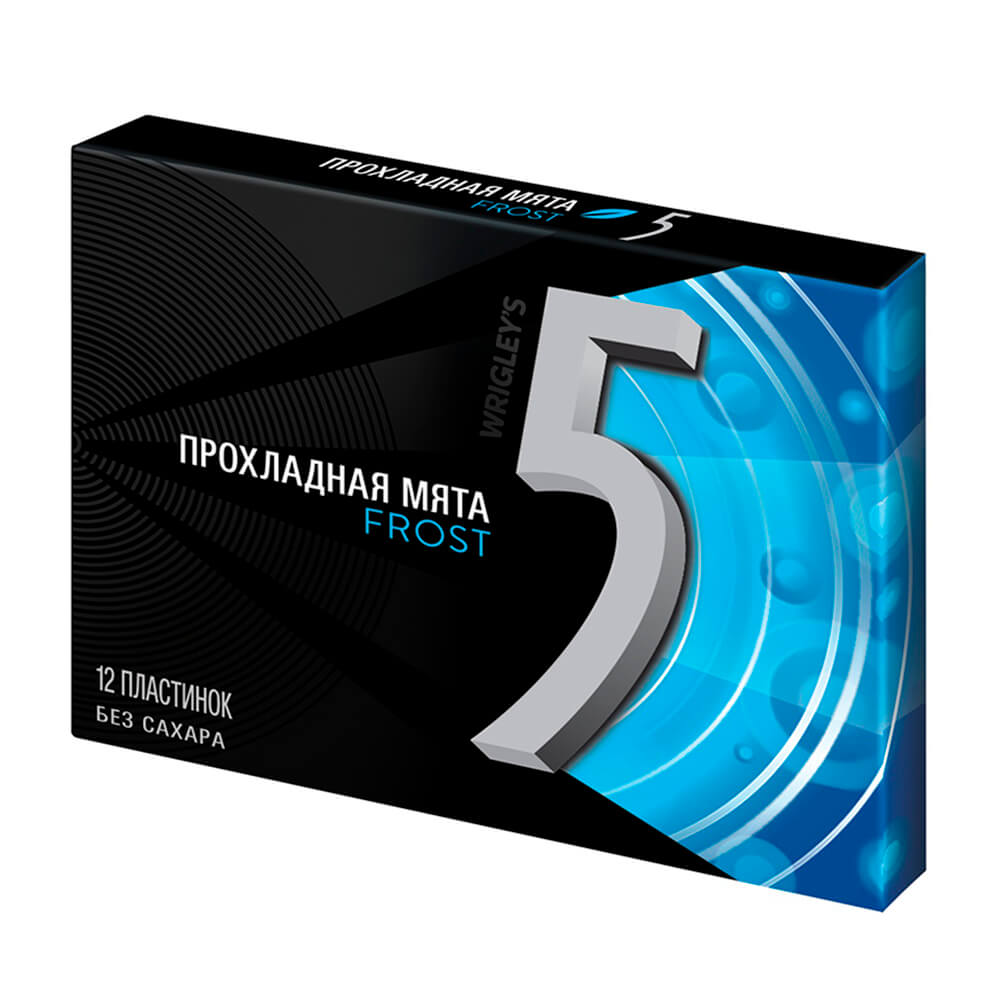 

Резинка жевательная Five Frost леденящий шторм, пластинки 31,2г