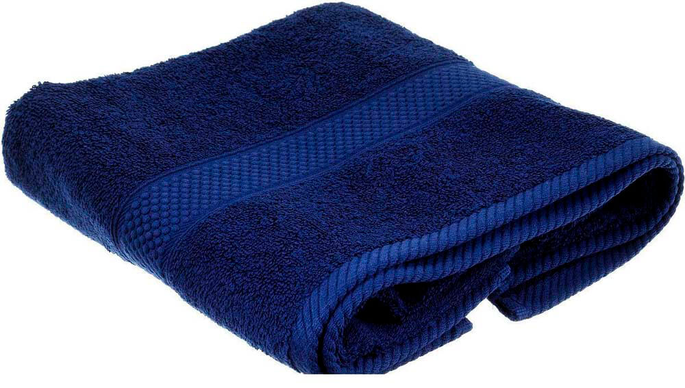 

Полотенце ария 70*140см миранда однотонное синий