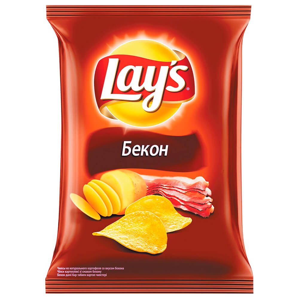 

Чипсы Lay's 150г бекон