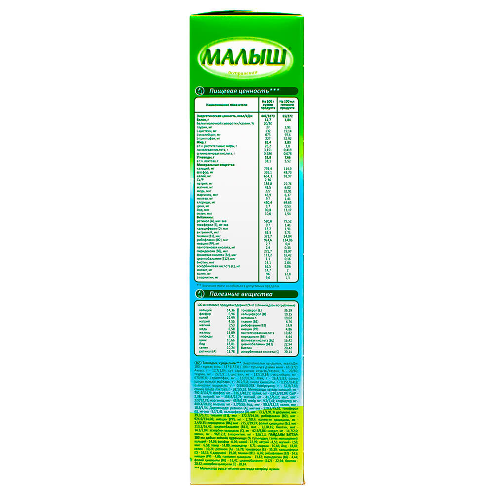 малыш смесь для новорожденных 1. смесь малыш истринский (nutricia) 1 основное питание (с рождения) 350 г. малыш истринский 1 - мол. малыш истринский 1. смесь малыш 3.