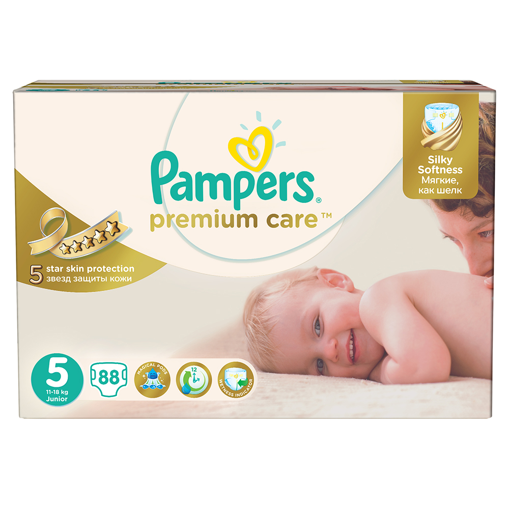 

Подгузники Pampers Premium 88шт Junior 11-25кг 5