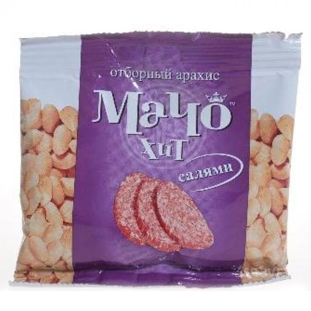 

Арахис мачо 30г со вкусом салями