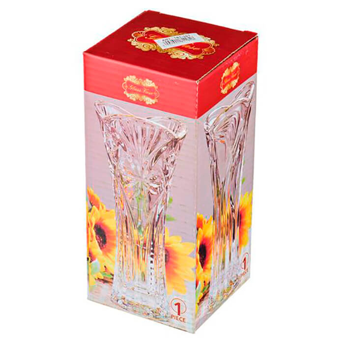 

Ваза Lefard 18см узорная стекло 181-159