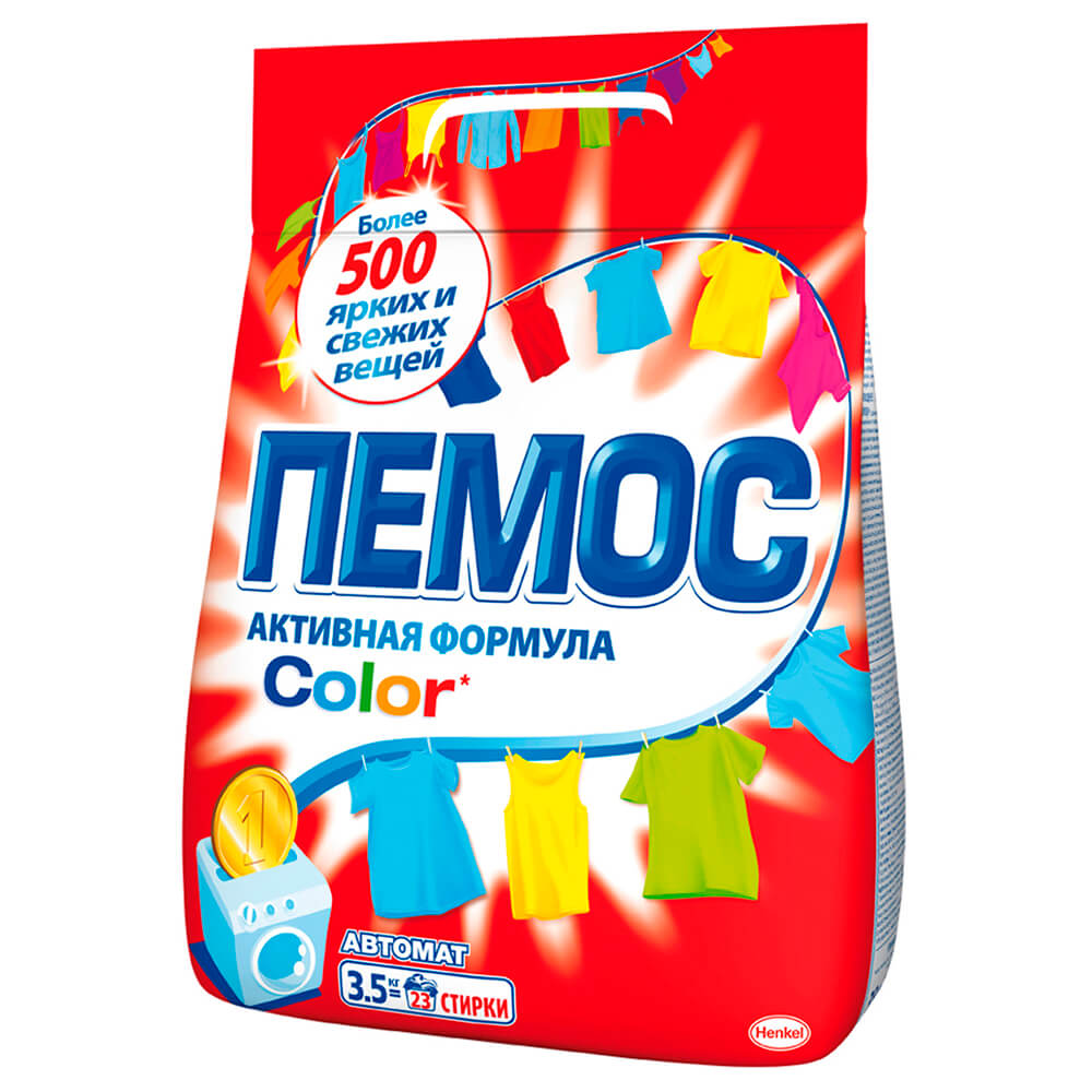 

Стиральный порошок Пемос активная формула 3,5кг автомат колор