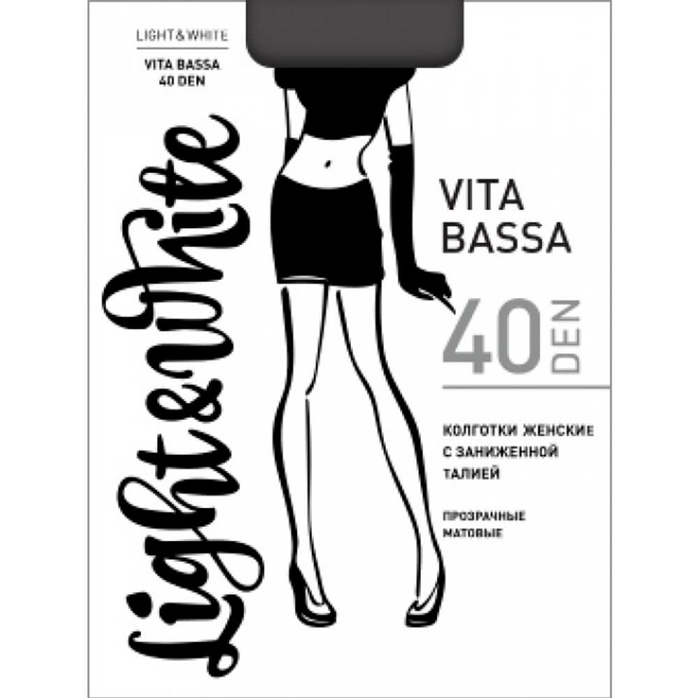 

Колготки женские Light&White вита база 40 табако р.4