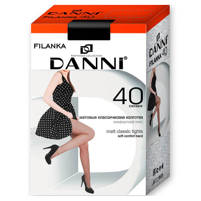 

Колготки Danni филанка 40ден черный р.5