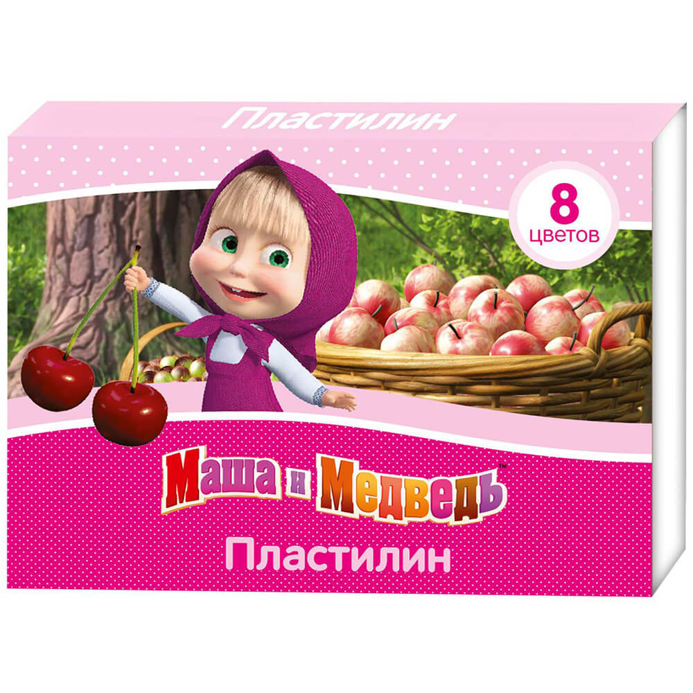 

Пластилин 8цв маша и медведь 89352