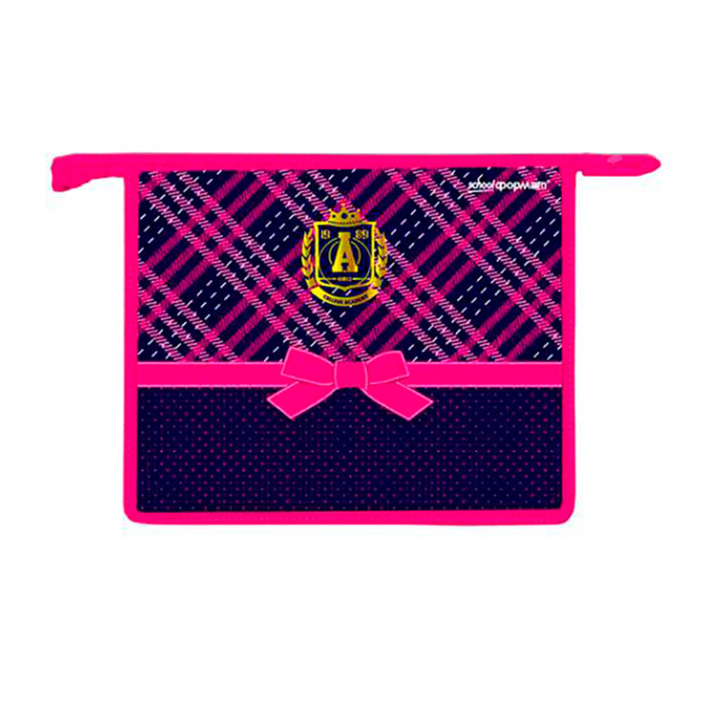 

Папка д/тетрадей а5 1 отделение модный колледж 235х190х50см молния птма5-мдк