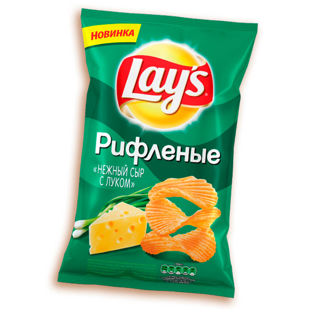 

Чипсы Lays 80г нежный сыр с луком