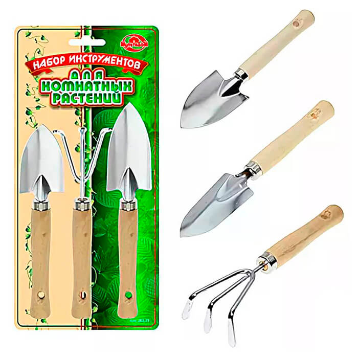 

Набор инструментов 3шт мультидом д/комнатных растений j83-29