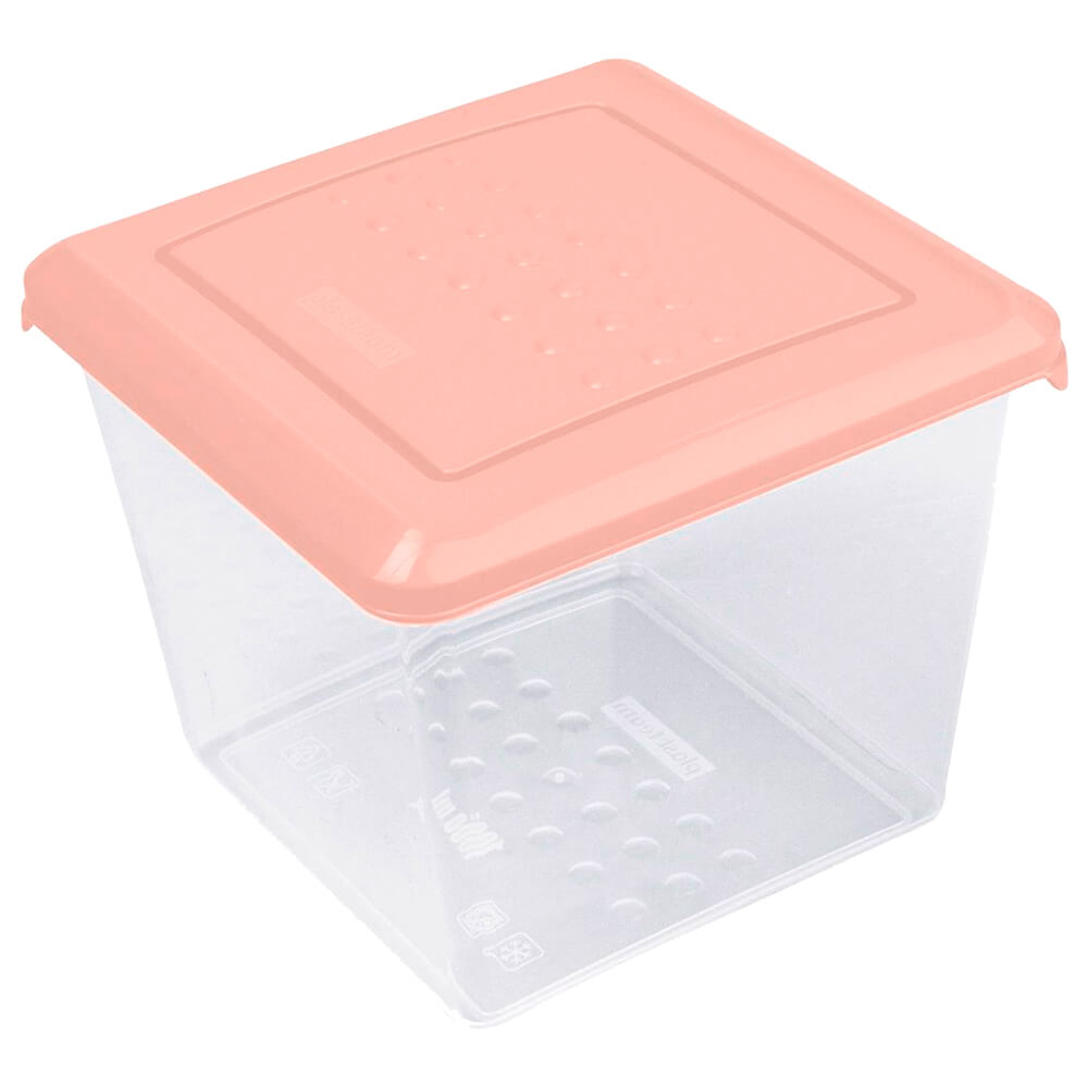 

Емкость для хранения продуктов 1л Pattern Квадратная пудровый pt1097/кпд-20