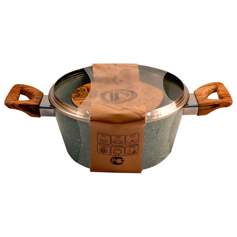 

Кастрюля 3л Absolut Home 20см антипригарное покрытие крышка vt-fc2017