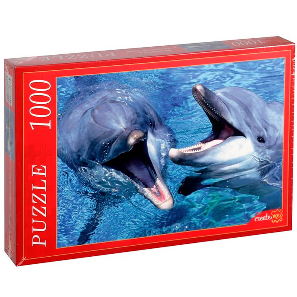 

Пазл рыжий кот 60эл дельфины в воде кб60-4053