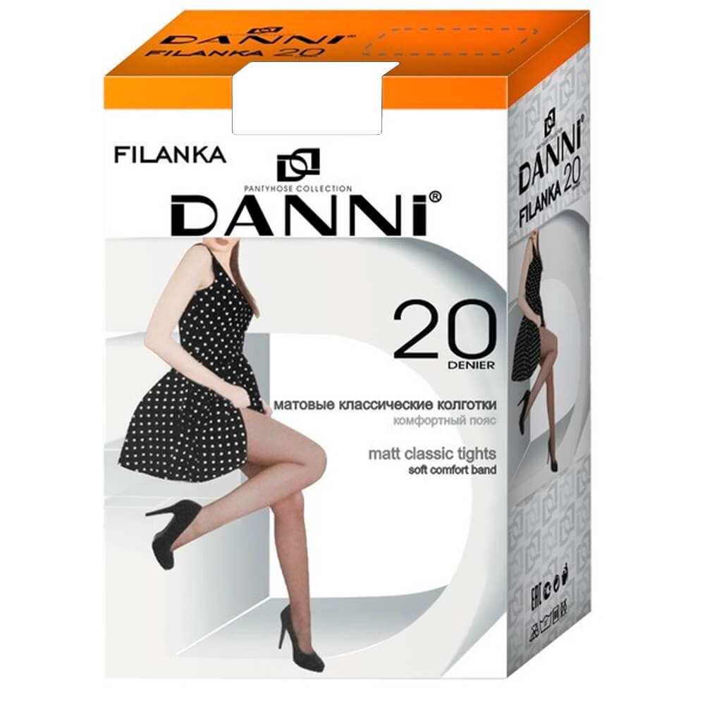 

Колготки Danni филанка 20 ден р.2 черный