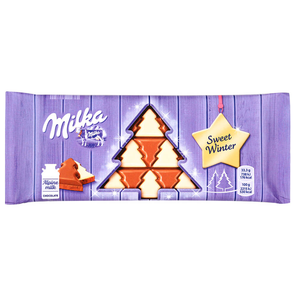 Милка в виде елочки. Милка шоколадная плитка Свит Винтер 100гр. Шоколад Milka Sweet Winter елочки, молочный с белым, 100 г. Шоколад молочный 100г елка (Милка). Шоколад Милка елка 100г.