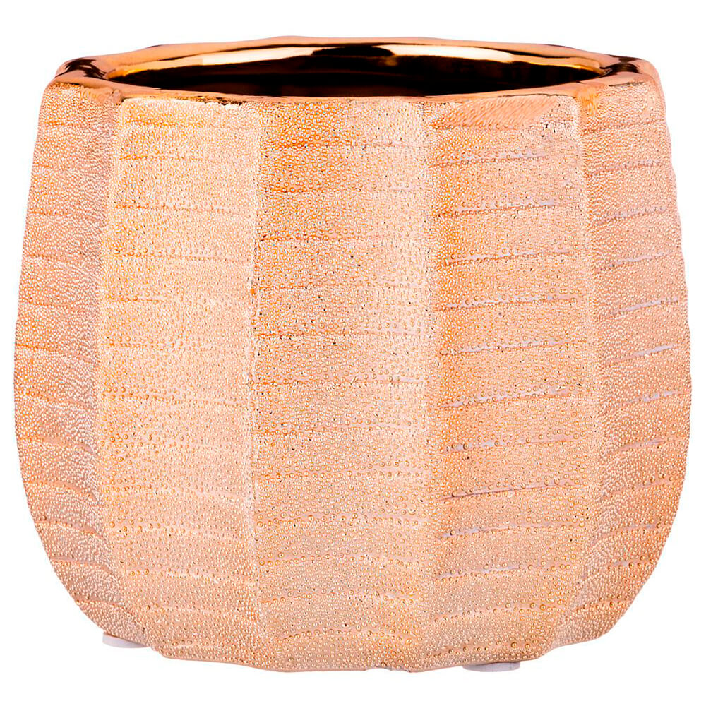 

Кашпо 12,3*12,3*10см лефард бронза 112-453