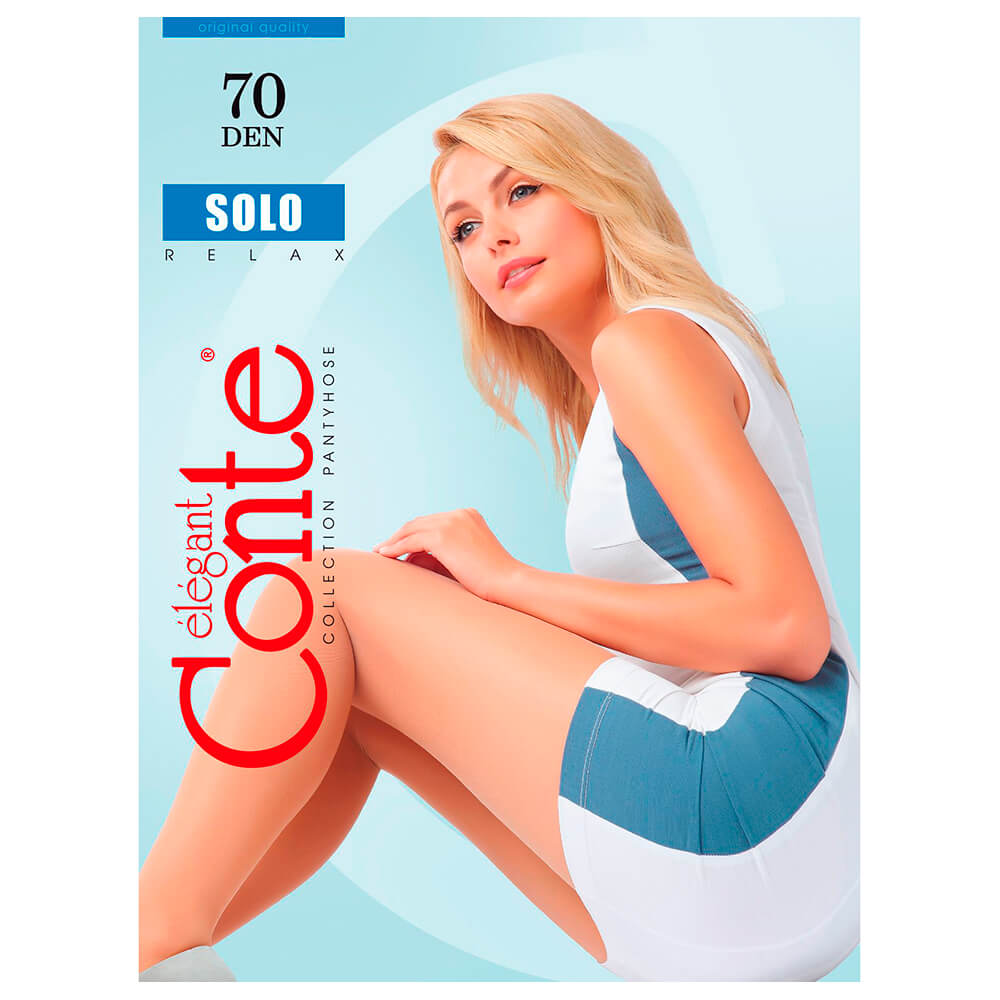 

Колготки женские Solo 70 ден р.4 бронза