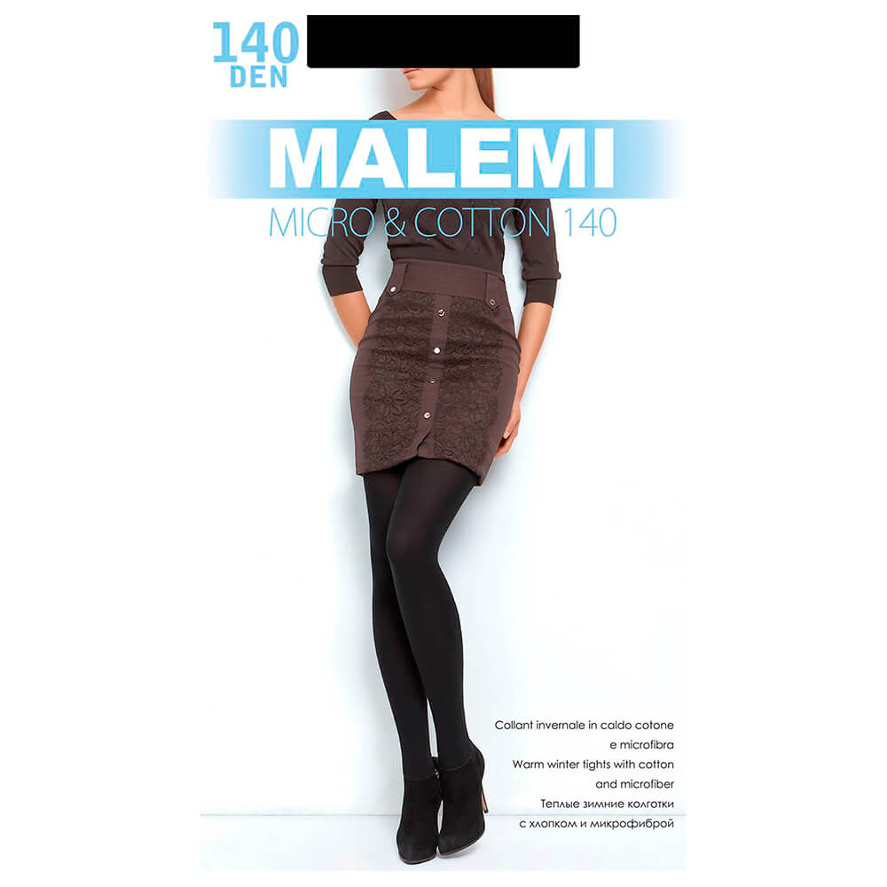 

Колготки женские Malemi микрокоттон 140 ден неро р.5