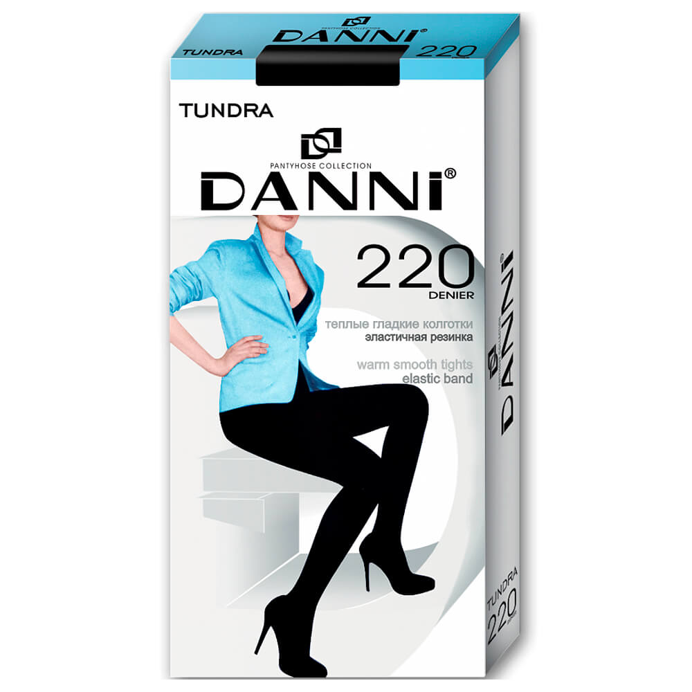 

Колготки женские Danni тундра 220 ден р.4 черные