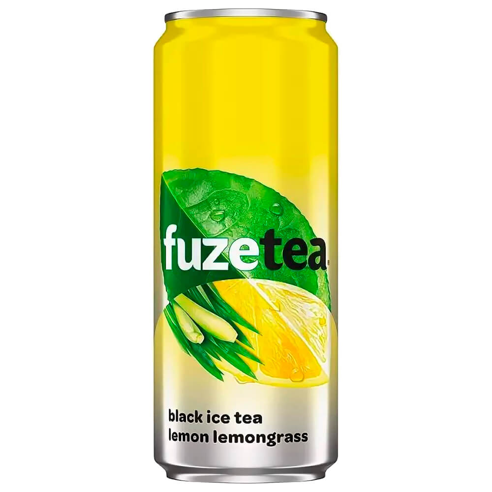 Напиток холодный <b>Fuze</b> <b>Tea</b> лимон-лемонграсс 0,33л ж/б - купити за ціною 57.0...