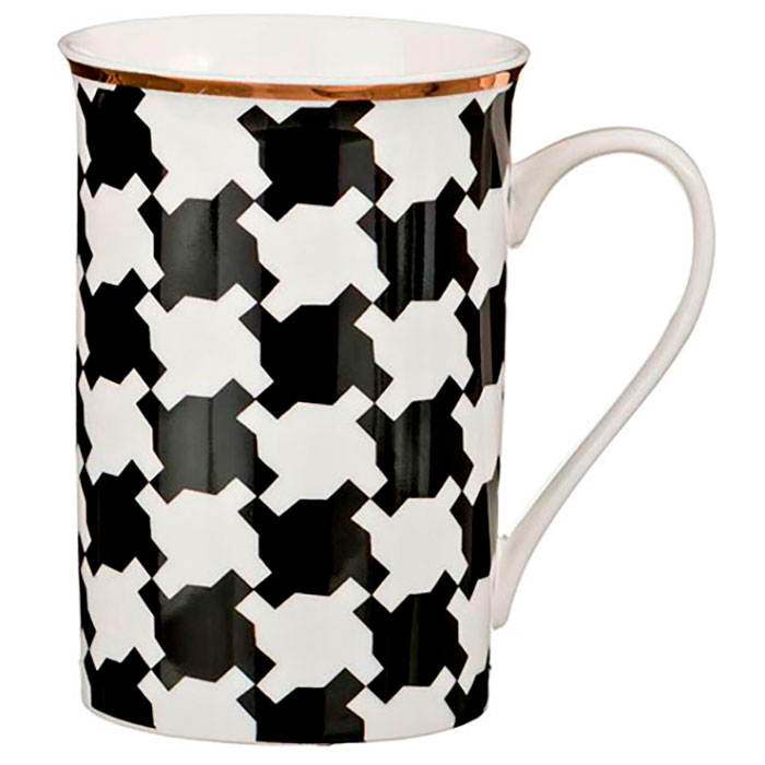 

Кружка 300мл Lefard черно-белая 779-159