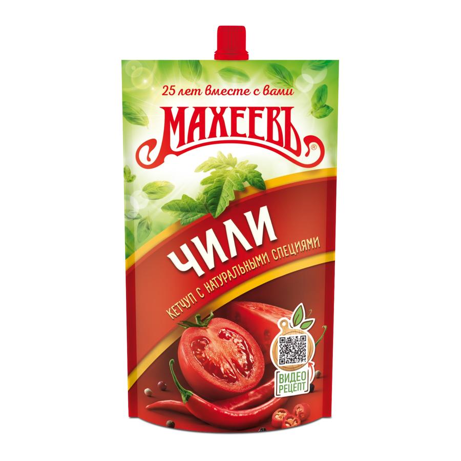 

Кетчуп Махеевъ 300г чили дой-пак