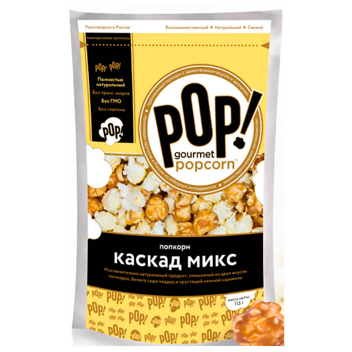 

Попкорн каскад микс 113г корн