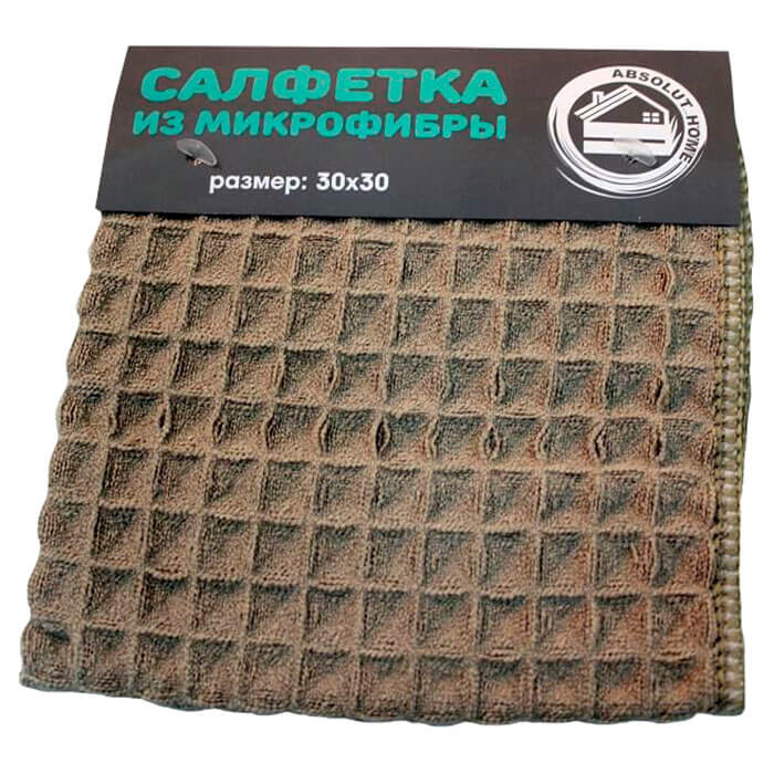 

Салфетка 30*30см Absolut Home микрофибра zch-28